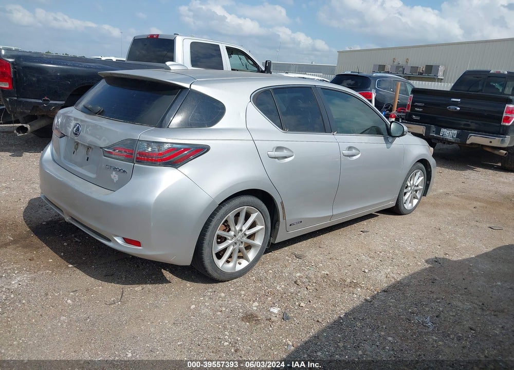 2011 LEXUS CT 200H PREMIUM VIN: JTHKD5BHXB2040203