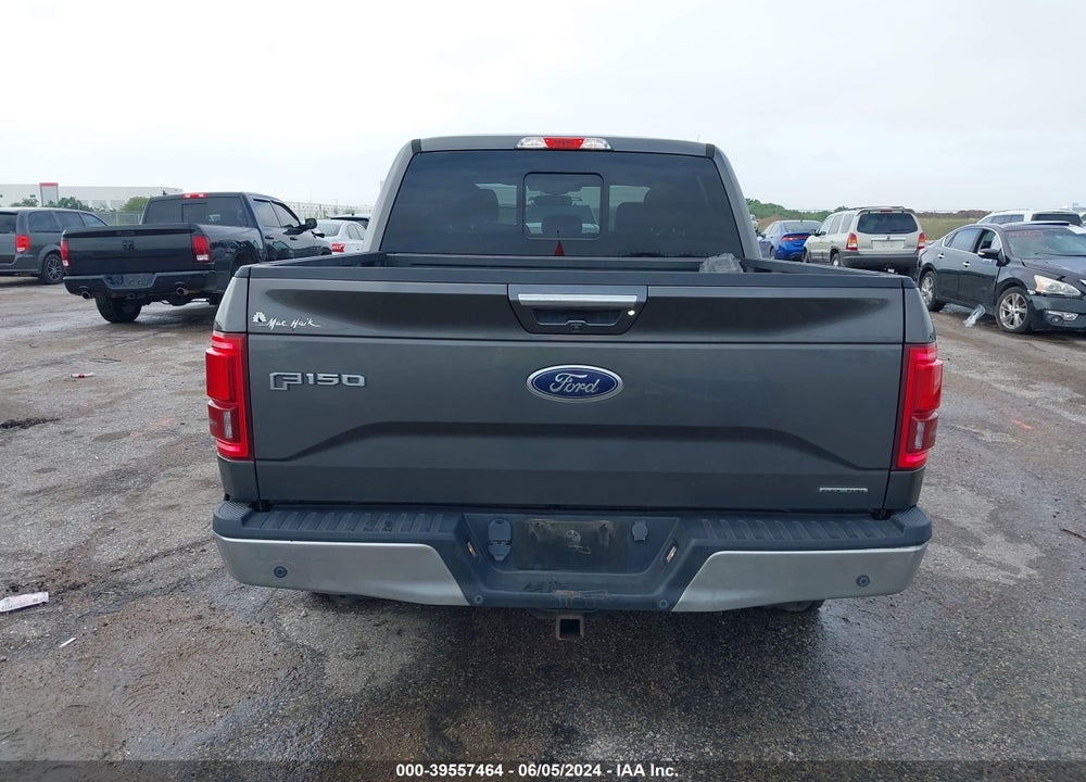 2016 FORD F-150 LARIAT VIN: 1FTEW1CF7GKD14821