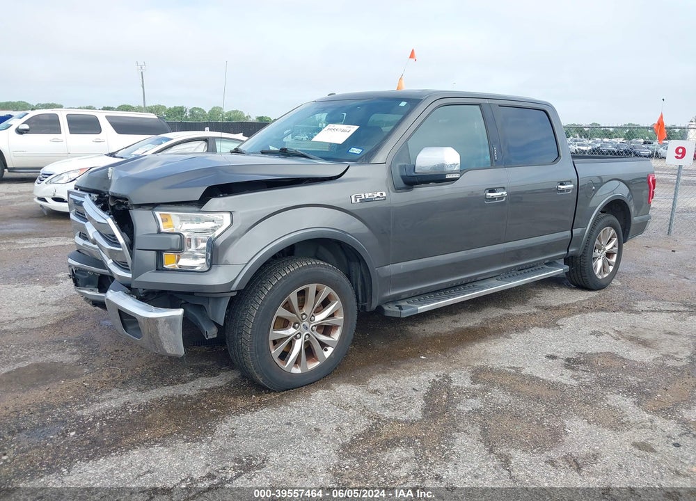 2016 FORD F-150 LARIAT VIN: 1FTEW1CF7GKD14821