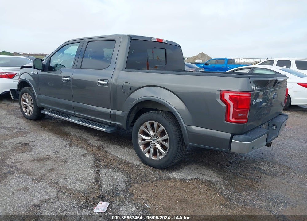 2016 FORD F-150 LARIAT VIN: 1FTEW1CF7GKD14821