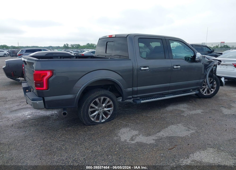 2016 FORD F-150 LARIAT VIN: 1FTEW1CF7GKD14821