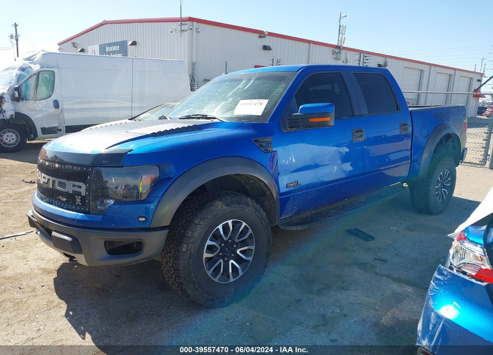 2012 FORD F-150 SVT RAPTOR VIN: 1FTFW1R69CFC66981