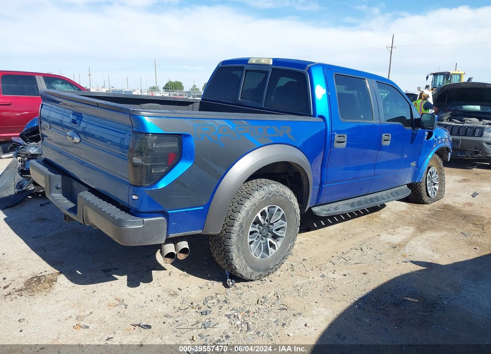 2012 FORD F-150 SVT RAPTOR VIN: 1FTFW1R69CFC66981