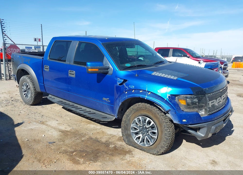 2012 FORD F-150 SVT RAPTOR VIN: 1FTFW1R69CFC66981