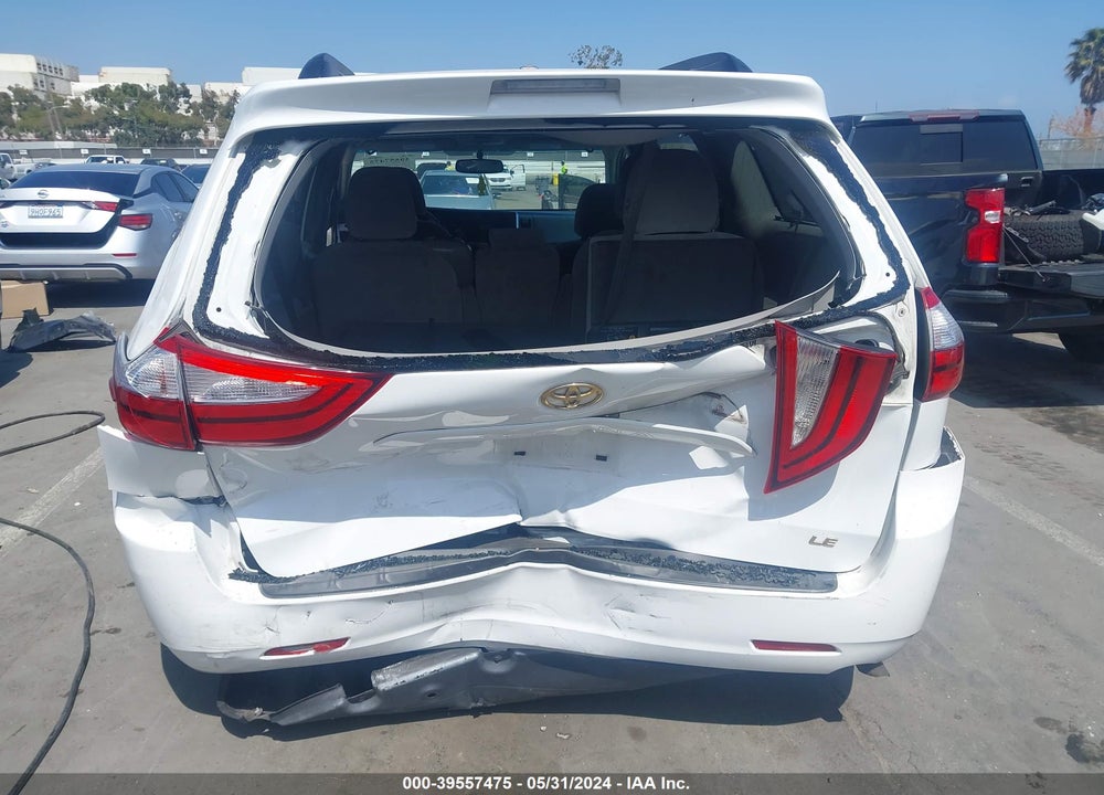 2015 TOYOTA SIENNA VIN: 5TDKK3DC5FS615481