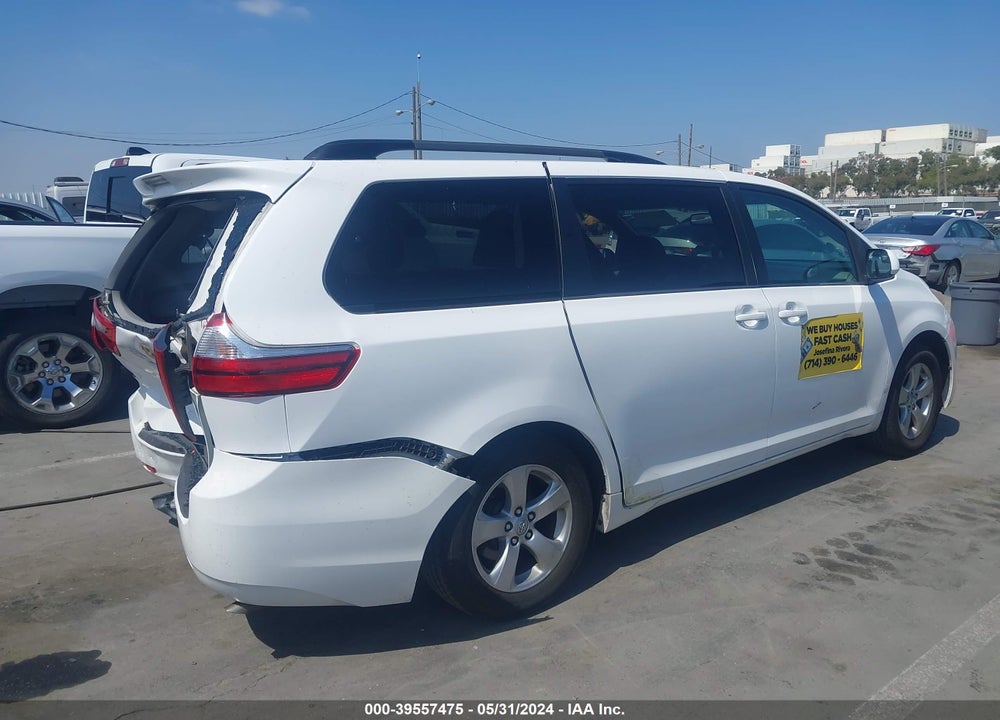 2015 TOYOTA SIENNA VIN: 5TDKK3DC5FS615481