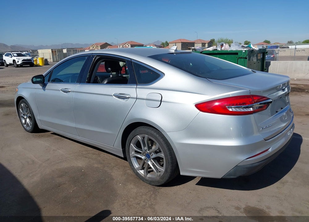 2019 FORD FUSION SEL VIN: 3FA6P0CDXKR260080