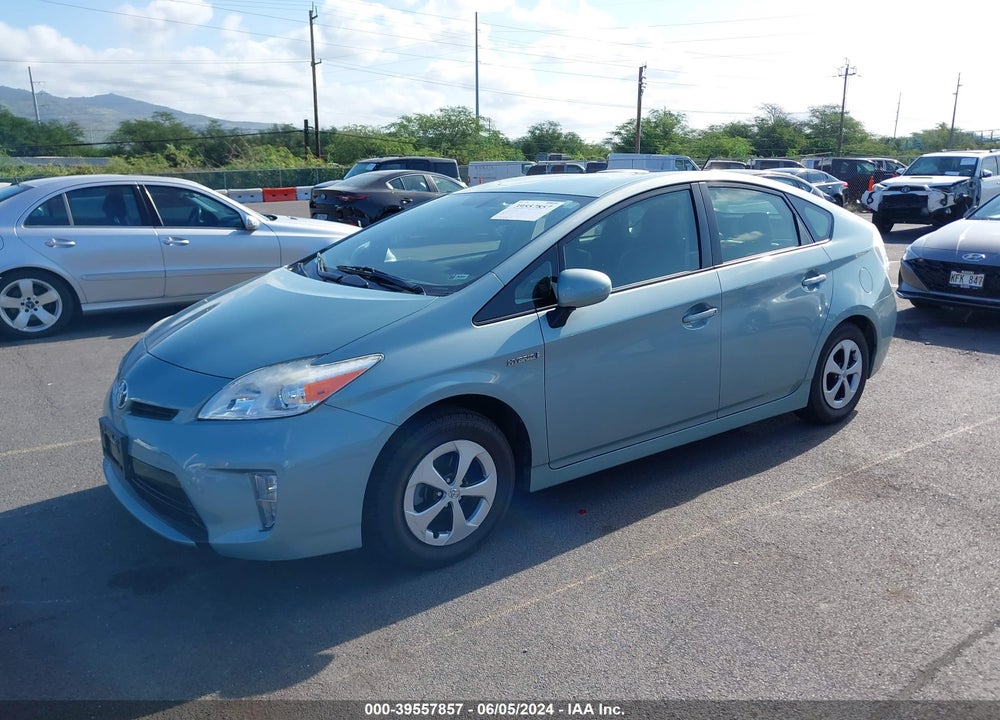 2013 TOYOTA PRIUS FIVE/FOUR/THREE/THREE SE/TWO VIN: JTDKN3DU8D5664239