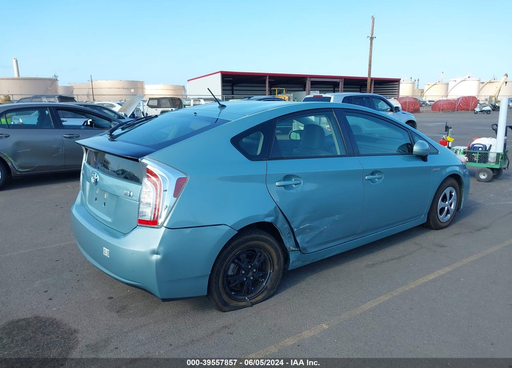 2013 TOYOTA PRIUS FIVE/FOUR/THREE/THREE SE/TWO VIN: JTDKN3DU8D5664239
