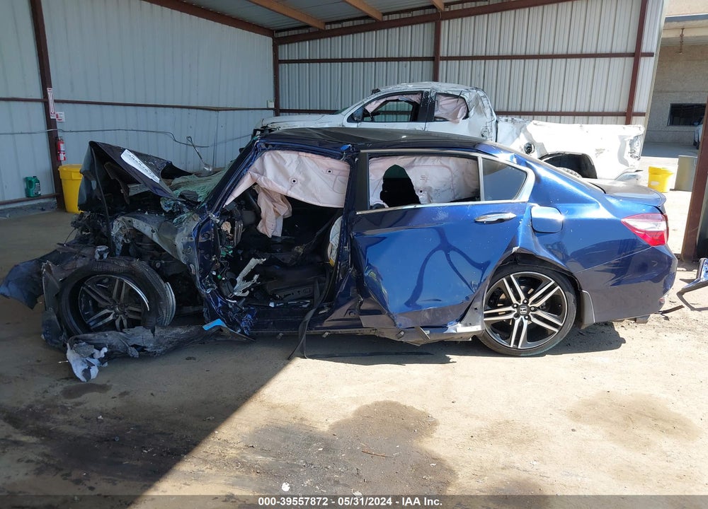 2016 HONDA ACCORD SPORT VIN: 1HGCR2F52GA246832
