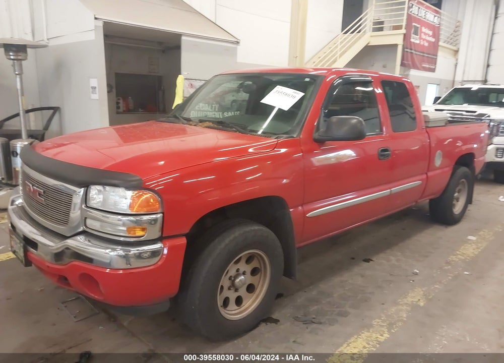 2005 GMC SIERRA 1500 SLE VIN: 1GTEK19V35E263162