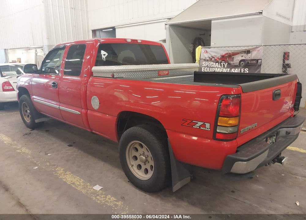 2005 GMC SIERRA 1500 SLE VIN: 1GTEK19V35E263162