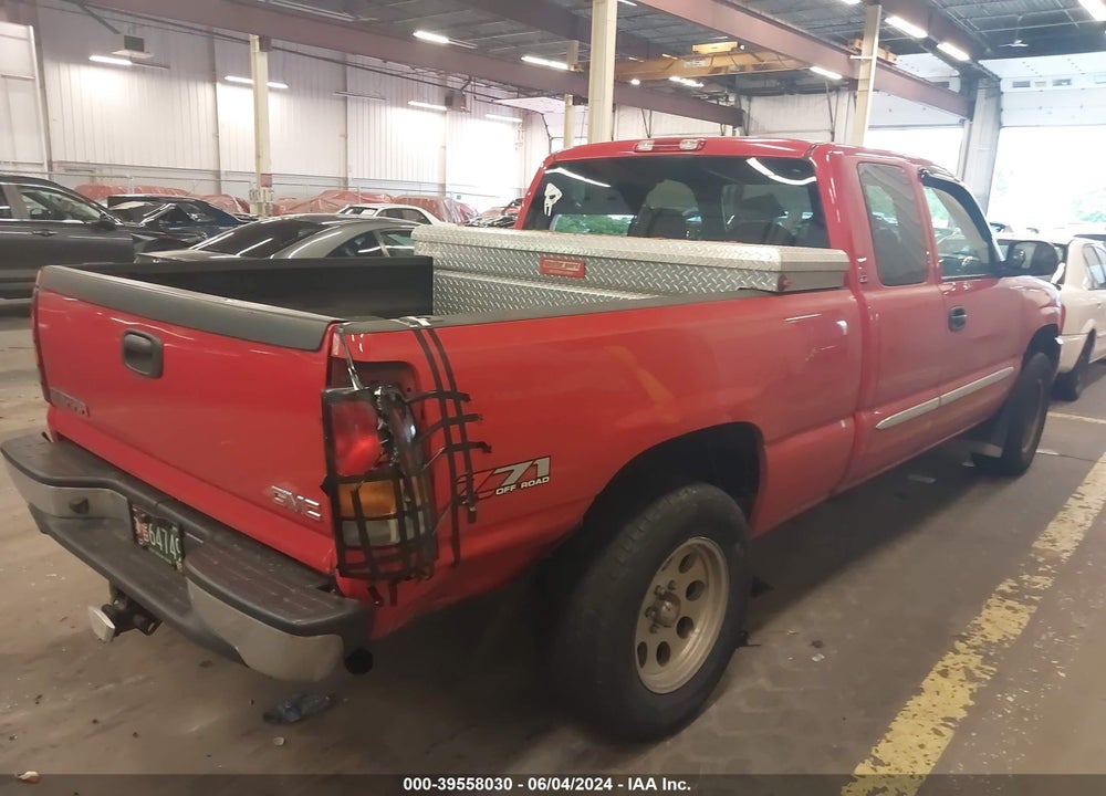 2005 GMC SIERRA 1500 SLE VIN: 1GTEK19V35E263162