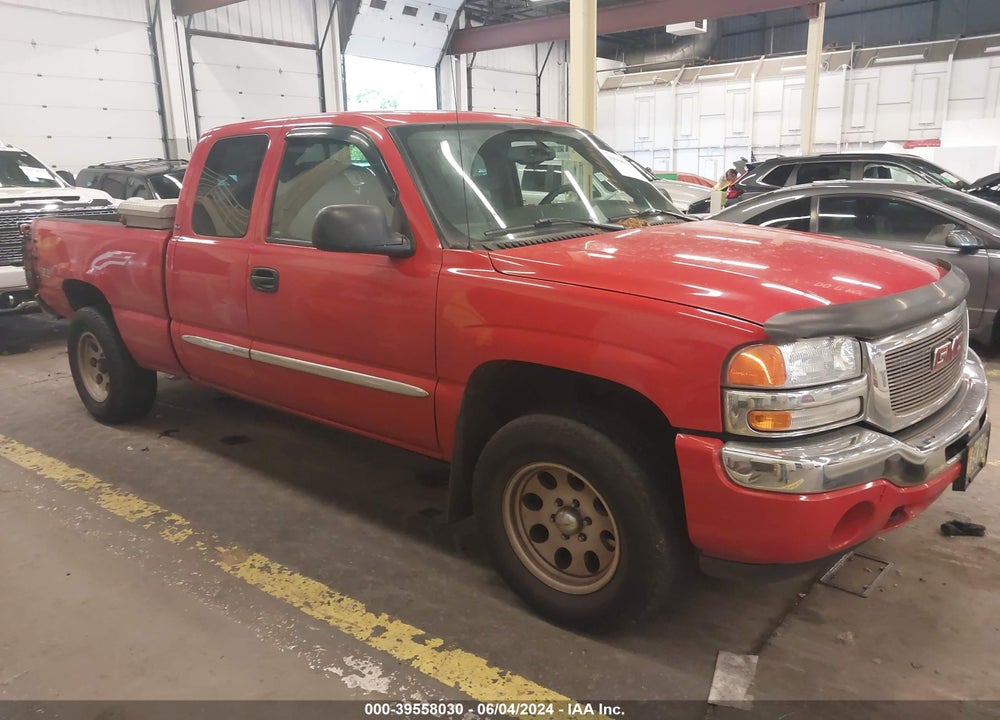 2005 GMC SIERRA 1500 SLE VIN: 1GTEK19V35E263162