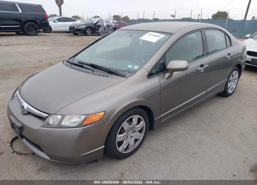 2007 HONDA CIVIC LX VIN: 2HGFA16557H303590