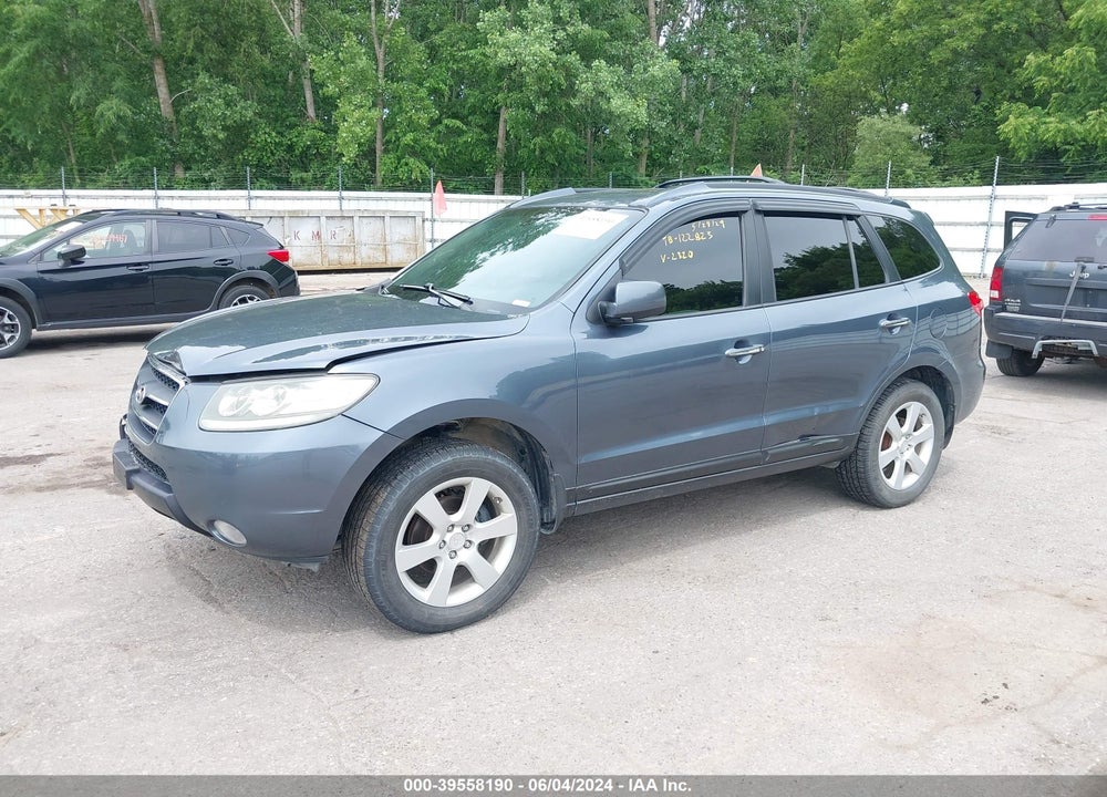 2007 HYUNDAI SANTA FE LIMITED/SE VIN: 5NMSH73E67H102320