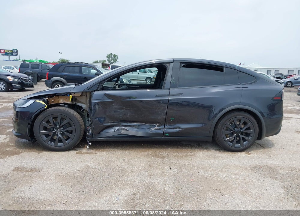 2024 TESLA MODEL X LONG RANGE VIN: 7SAXCDE51RF444605