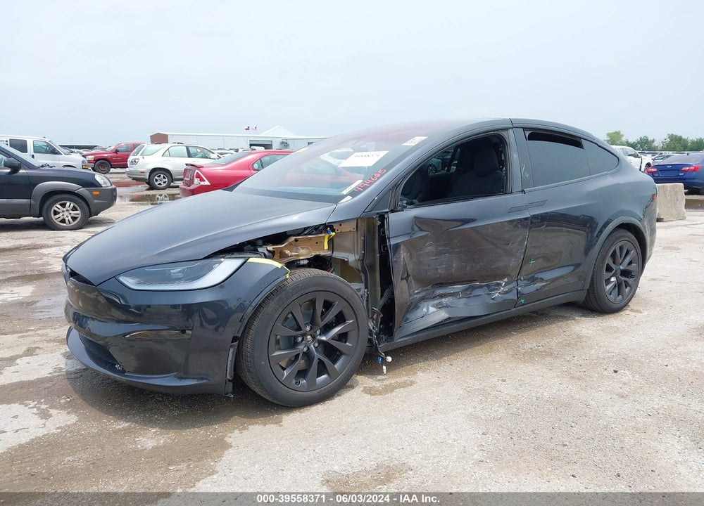 2024 TESLA MODEL X LONG RANGE VIN: 7SAXCDE51RF444605