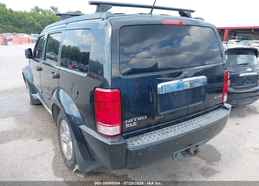 2008 DODGE NITRO SLT/RT VIN: 1D8GU58K78W223250