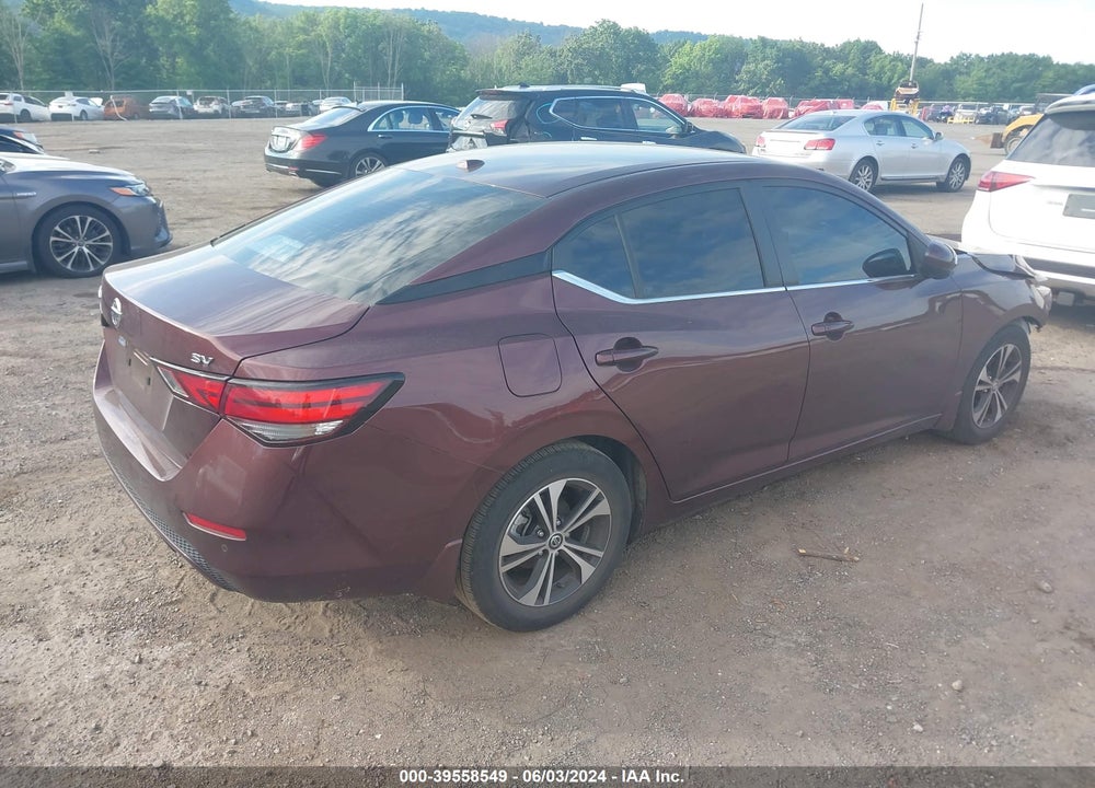 2021 NISSAN SENTRA SV XTRONIC CVT VIN: 3N1AB8CV5MY284552