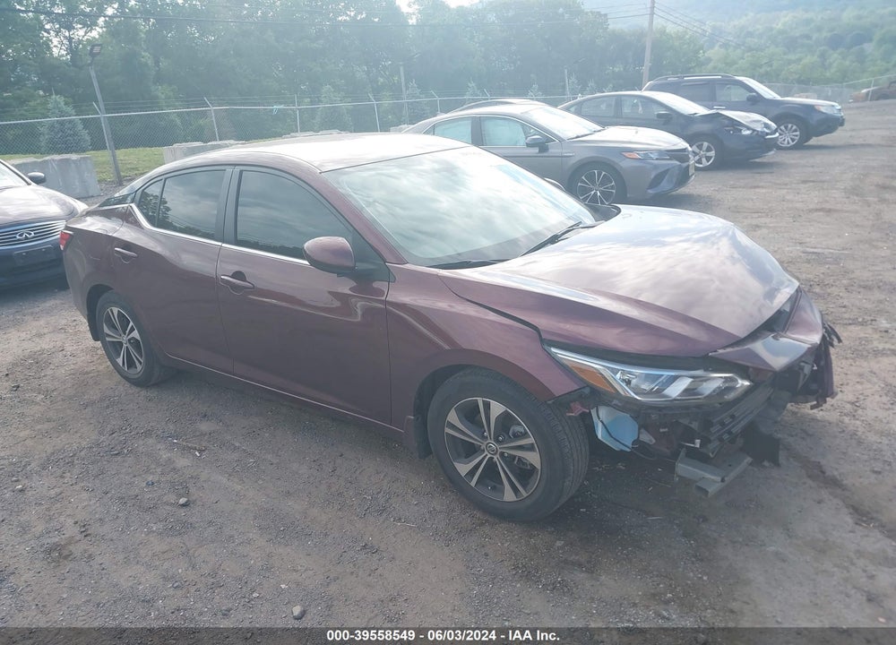 2021 NISSAN SENTRA SV XTRONIC CVT VIN: 3N1AB8CV5MY284552