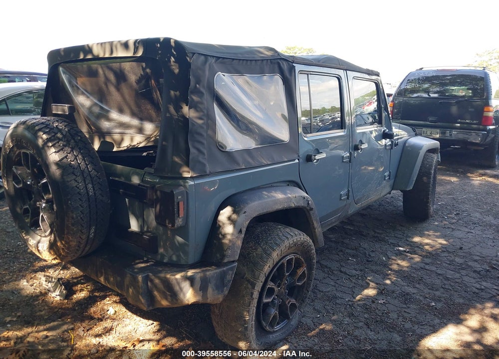 2014 JEEP WRANGLER UNLIMITED SPORT VIN: 1C4BJWDG4EL252906