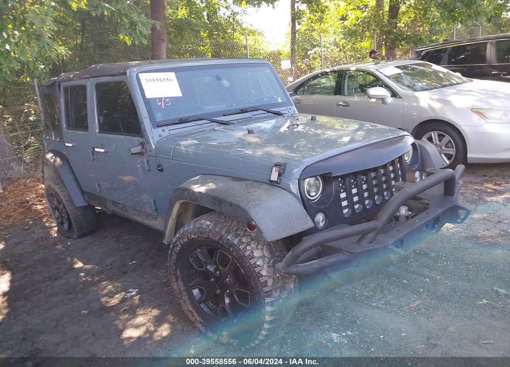 2014 JEEP WRANGLER UNLIMITED SPORT VIN: 1C4BJWDG4EL252906