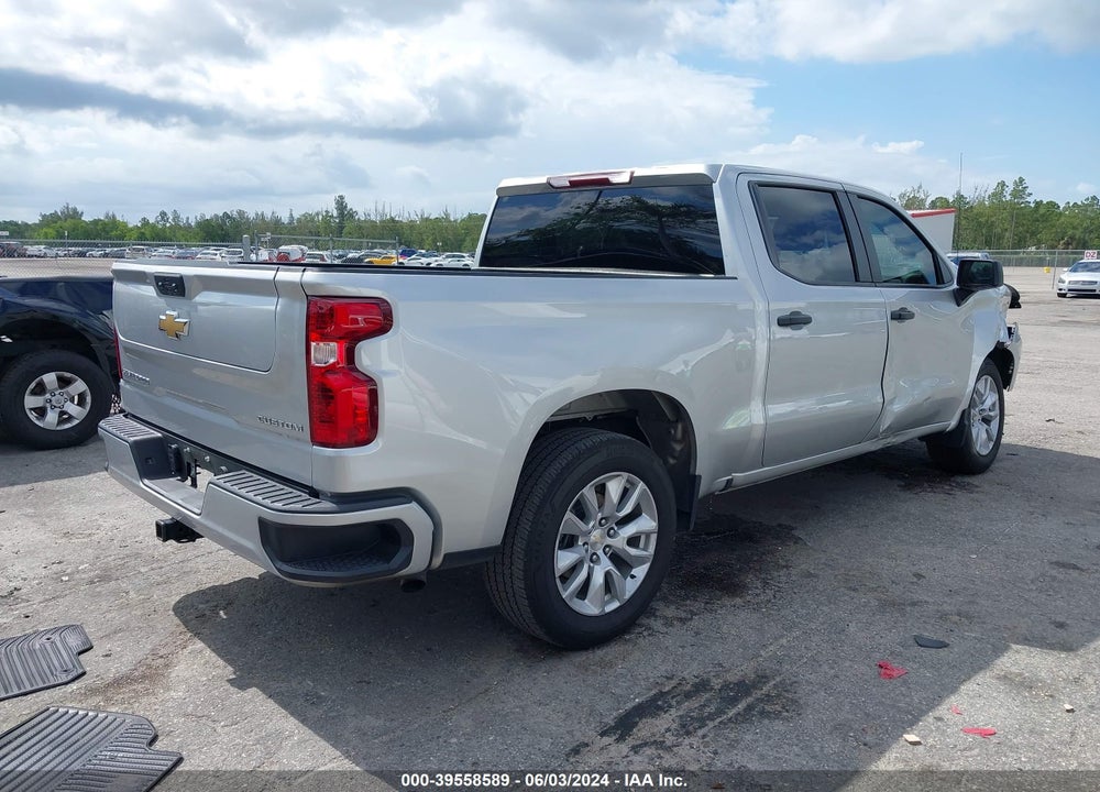2022 CHEVROLET SILVERADO 1500 2WD SHORT BED CUSTOM VIN: 3GCPABEK2NG580582