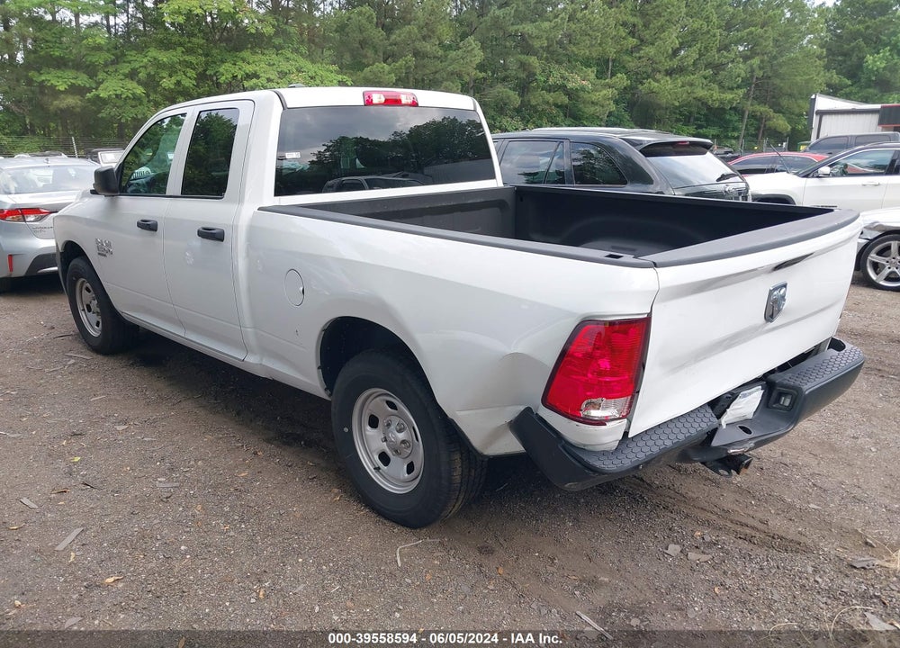 2022 RAM 1500 CLASSIC TRADESMAN QUAD CAB 4X2 6'4 BOX VIN: 1C6RR6FG3NS186284