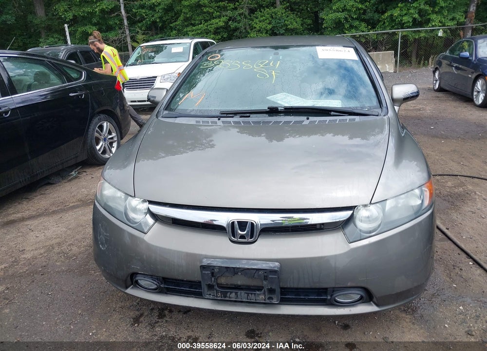 2007 HONDA CIVIC LX VIN: 1HGFA16567L046720