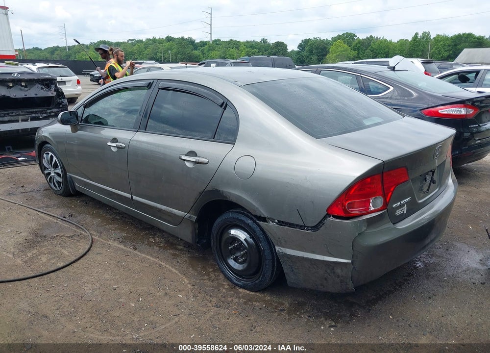 2007 HONDA CIVIC LX VIN: 1HGFA16567L046720