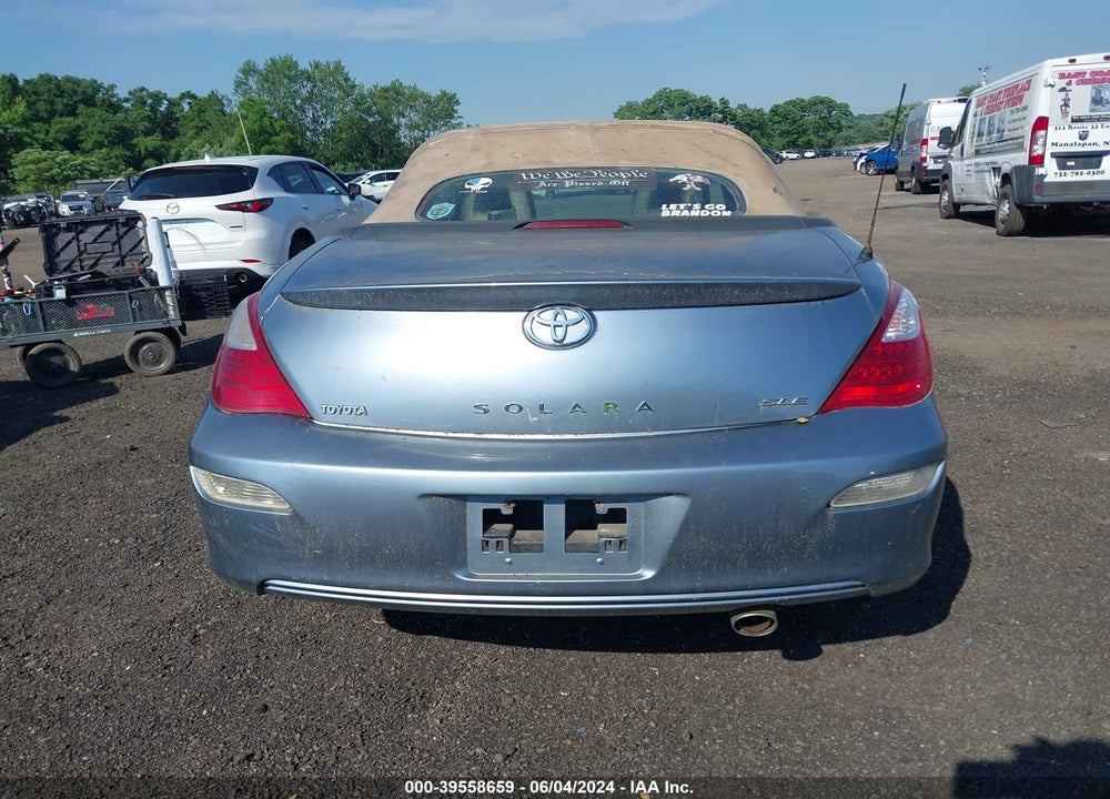 2008 TOYOTA CAMRY SOLARA SLE VIN: 4T1FA38P38U158973
