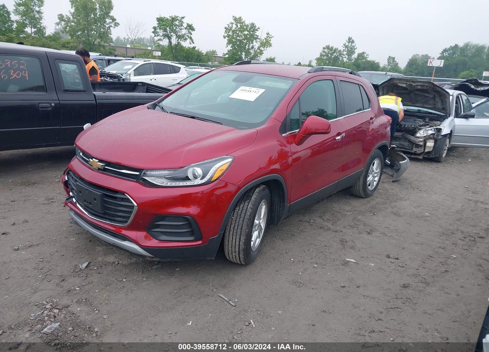 2019 CHEVROLET TRAX LT VIN: 3GNCJLSB9KL389728