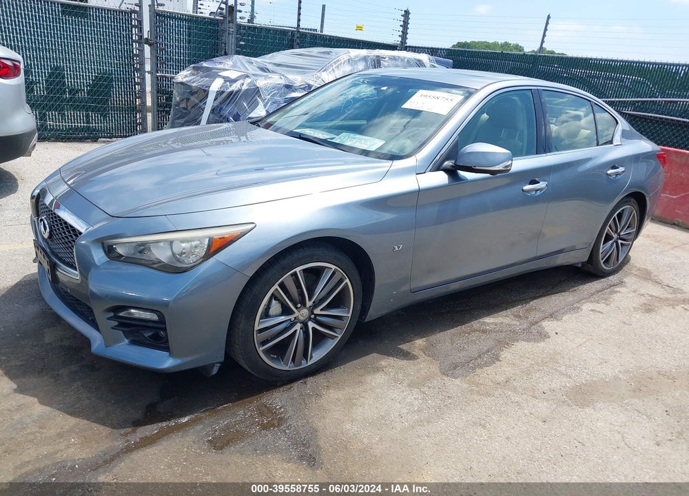 2014 INFINITI Q50 SPORT VIN: JN1BV7AR1EM698945