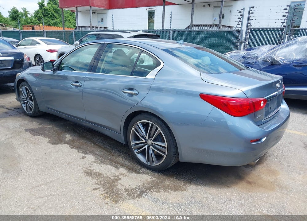 2014 INFINITI Q50 SPORT VIN: JN1BV7AR1EM698945
