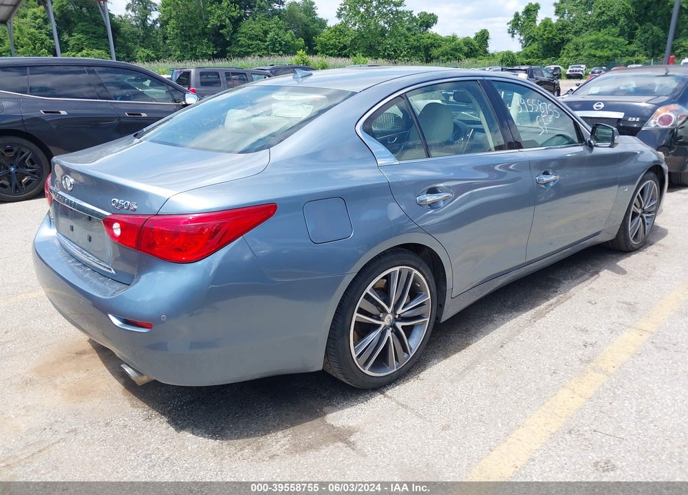 2014 INFINITI Q50 SPORT VIN: JN1BV7AR1EM698945