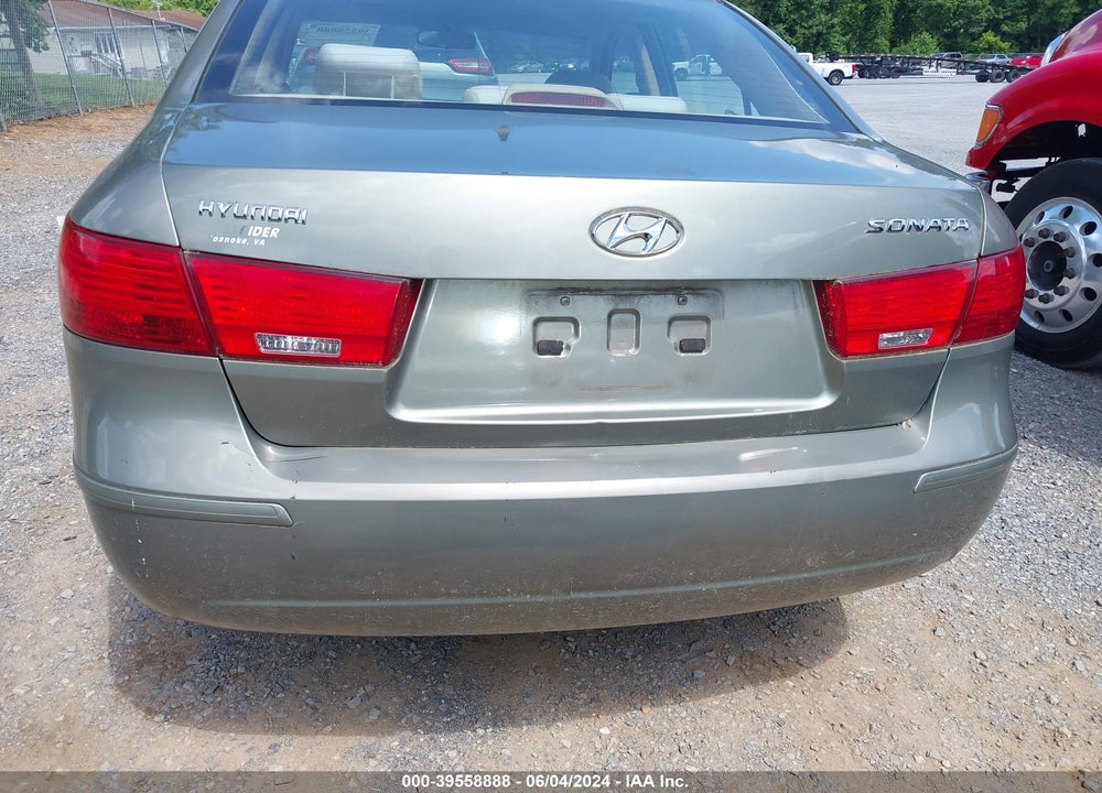 2009 HYUNDAI SONATA GLS VIN: 5NPET46C19H484234