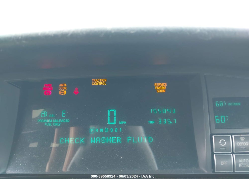 1996 CADILLAC DEVILLE VIN: 1G6KD52Y2TU234380