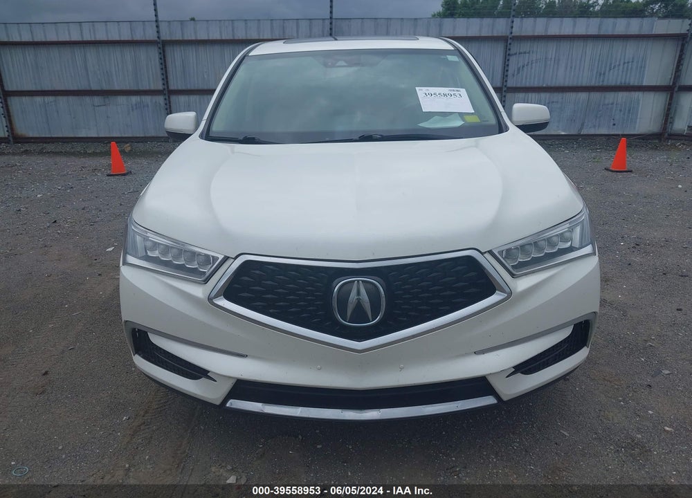 2017 ACURA MDX TECHNOLOGY PACKAGE VIN: 5FRYD4H59HB040037