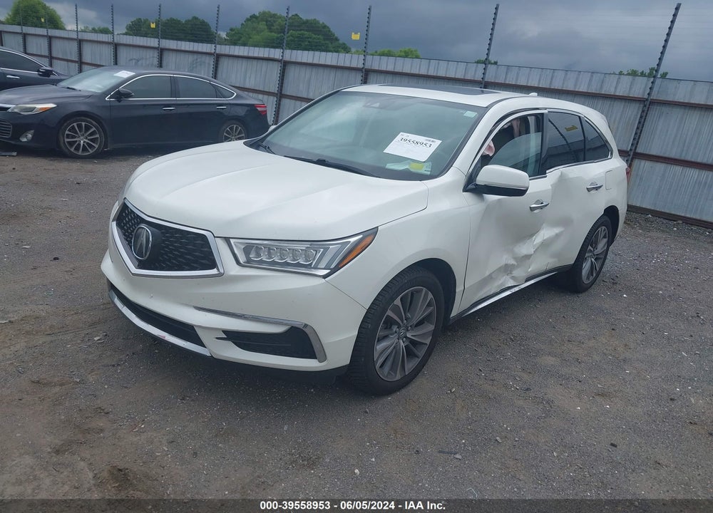 2017 ACURA MDX TECHNOLOGY PACKAGE VIN: 5FRYD4H59HB040037