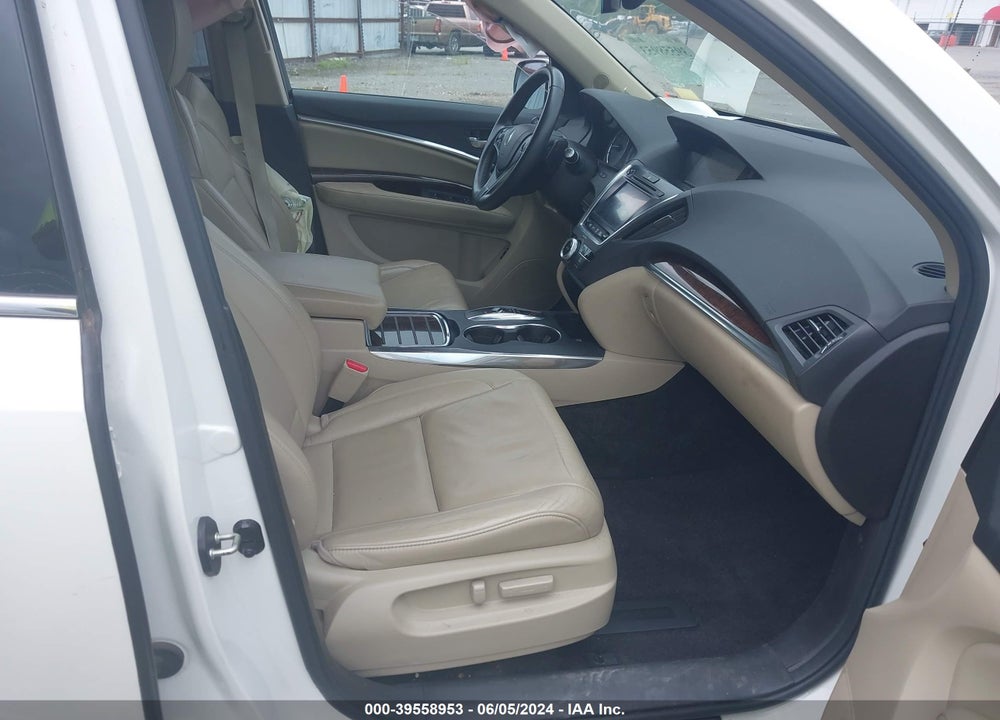 2017 ACURA MDX TECHNOLOGY PACKAGE VIN: 5FRYD4H59HB040037
