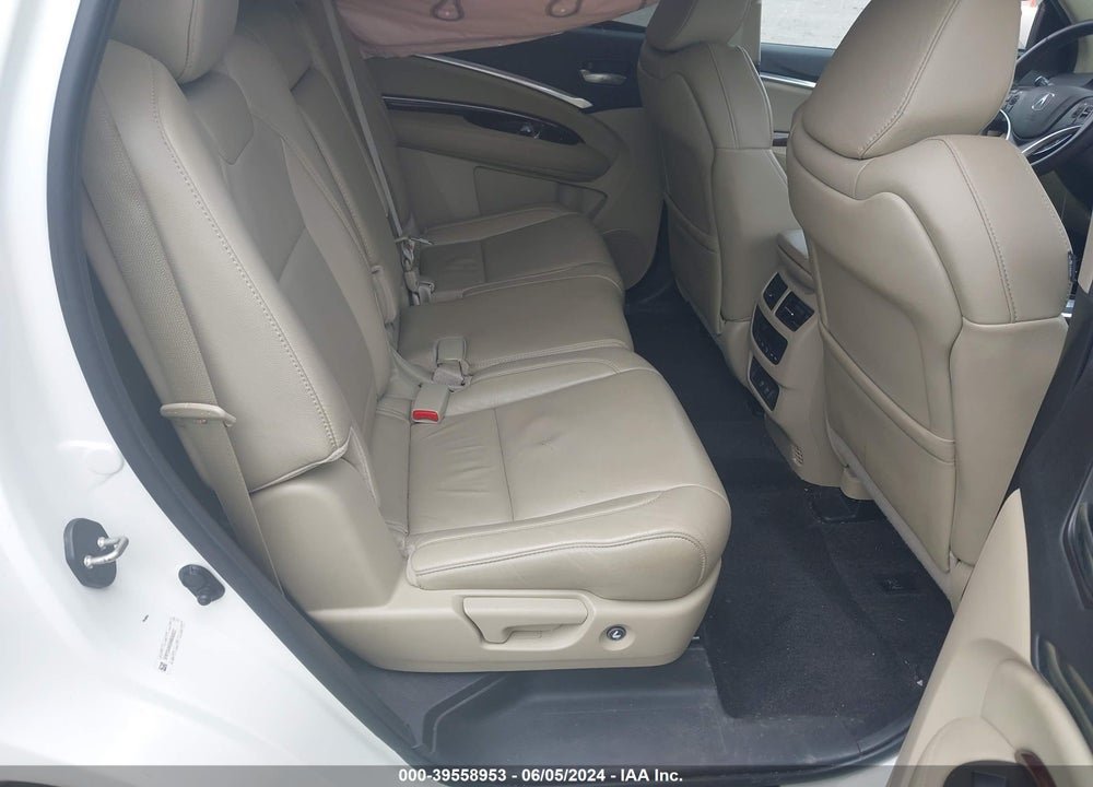 2017 ACURA MDX TECHNOLOGY PACKAGE VIN: 5FRYD4H59HB040037