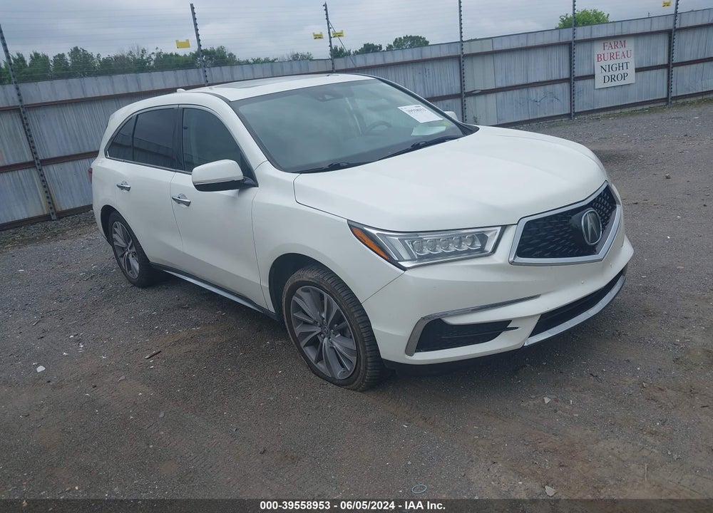 2017 ACURA MDX TECHNOLOGY PACKAGE VIN: 5FRYD4H59HB040037