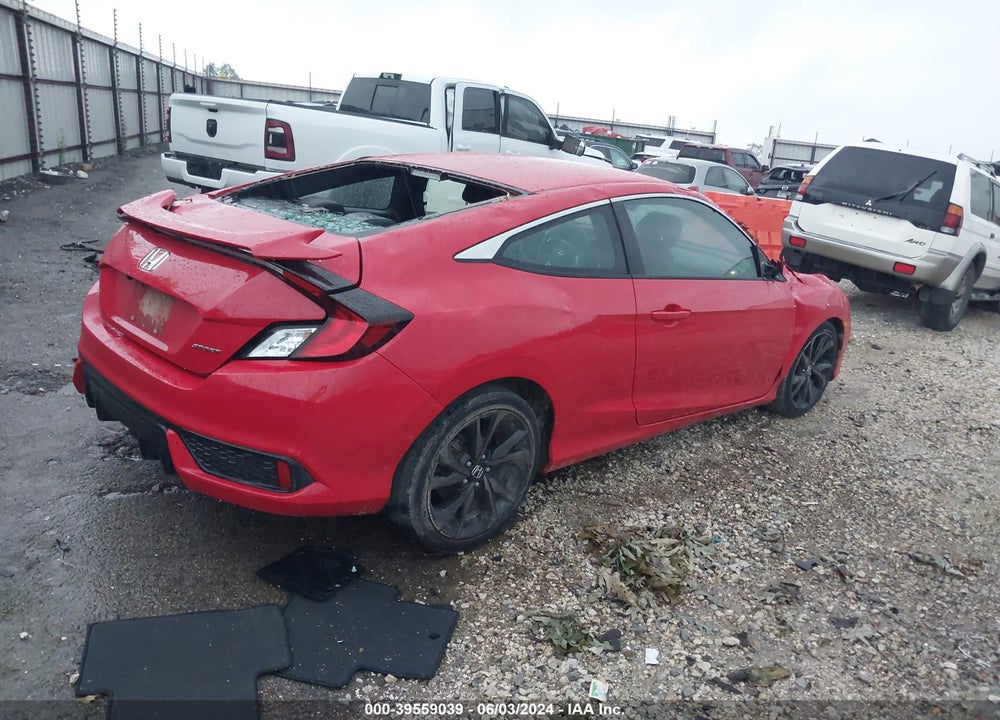 2019 HONDA CIVIC SPORT VIN: 2HGFC4B85KH307367