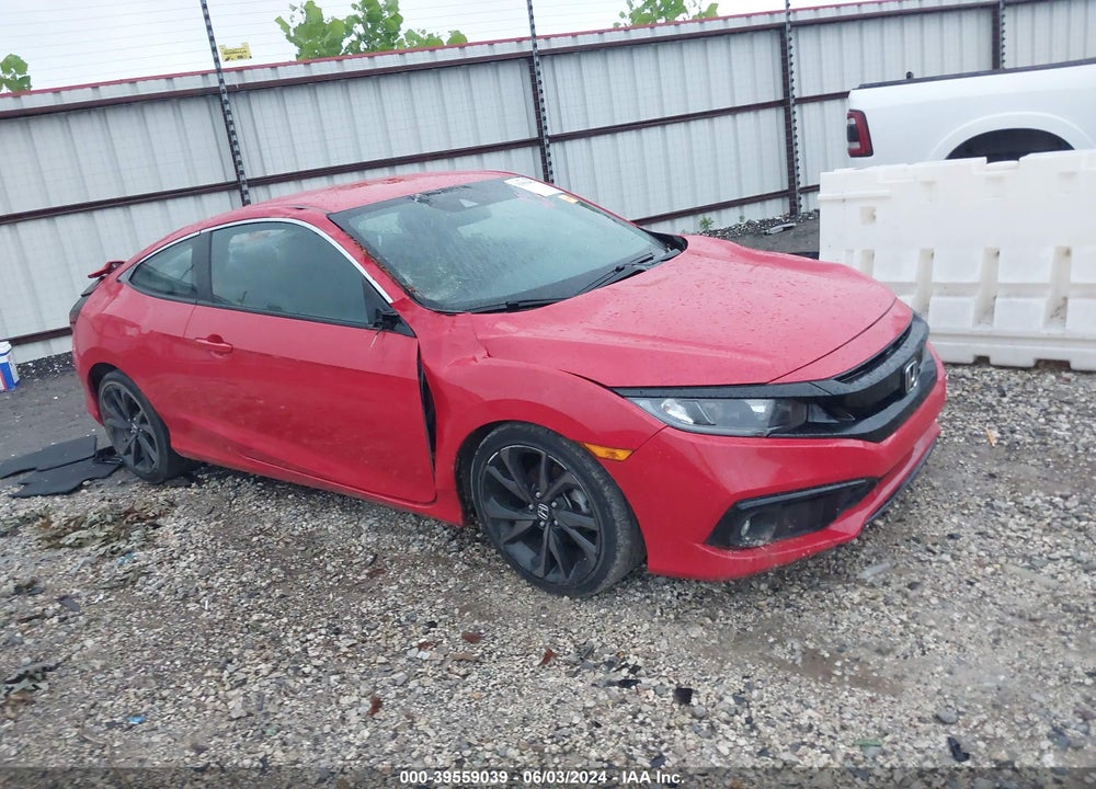 2019 HONDA CIVIC SPORT VIN: 2HGFC4B85KH307367