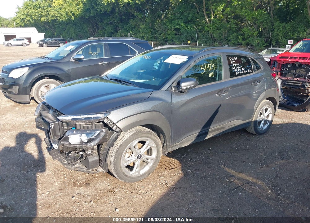 2022 HYUNDAI KONA SEL VIN: KM8K62AB2NU821454