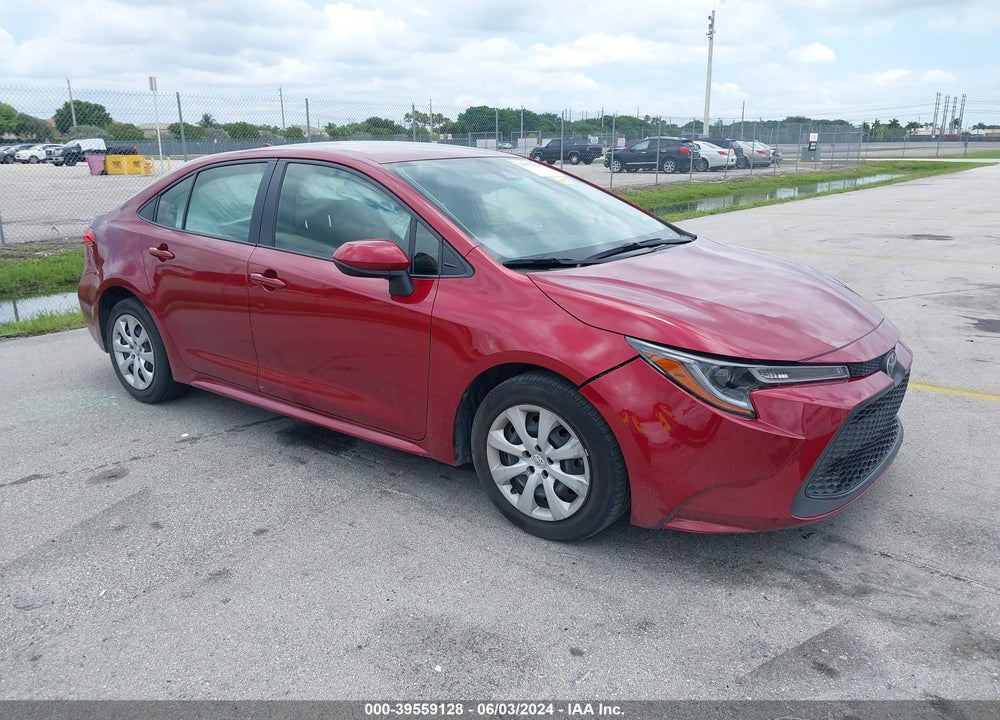 2022 TOYOTA COROLLA LE VIN: JTDEPMAE7NJ222541