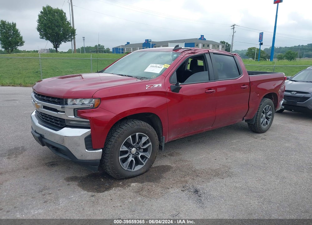2020 CHEVROLET SILVERADO 1500 4WD SHORT BED LT VIN: 3GCUYDED3LG130254
