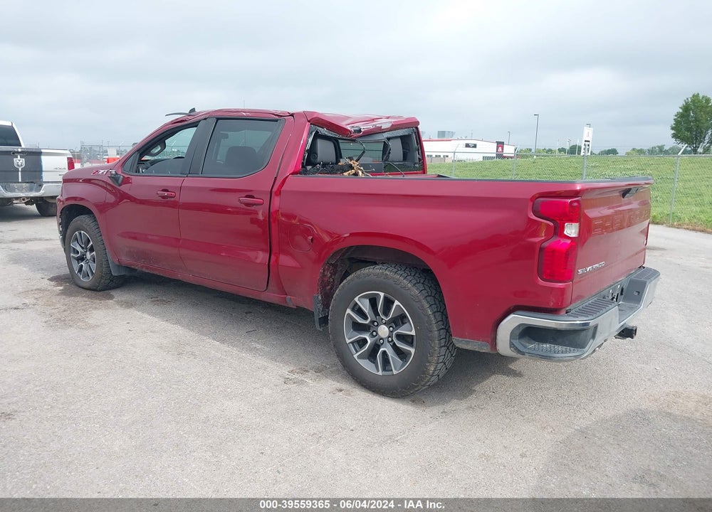 2020 CHEVROLET SILVERADO 1500 4WD SHORT BED LT VIN: 3GCUYDED3LG130254