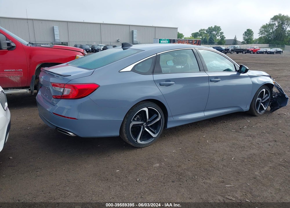 2022 HONDA ACCORD SPORT VIN: 1HGCV1F31NA064458